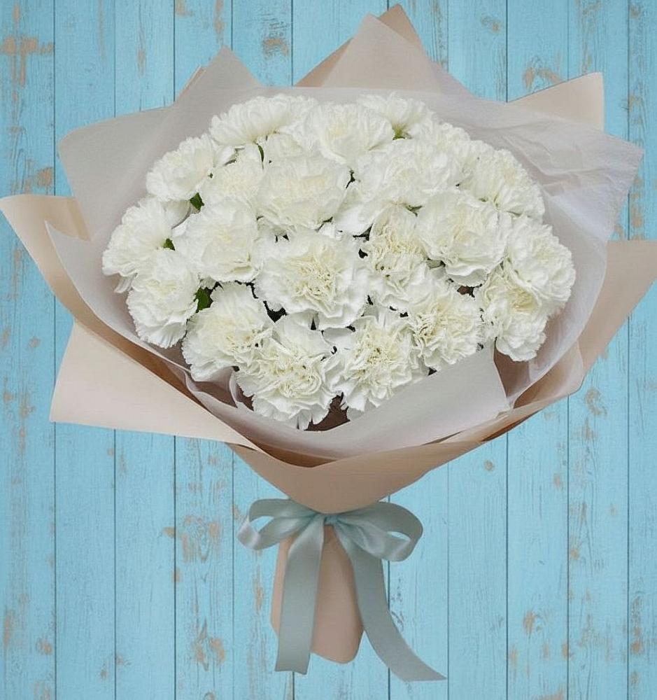 Букет цветов из: Гвоздики в Вихоревке