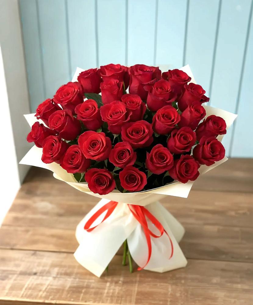 Букет 29 Красных роз в Вихоревке