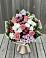 Букет цветов из: Альстромерии, Гвоздики, Розы и Хризантемы в Вихоревке