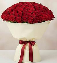 Букет 101 Красная роза Милано в Вихоревке