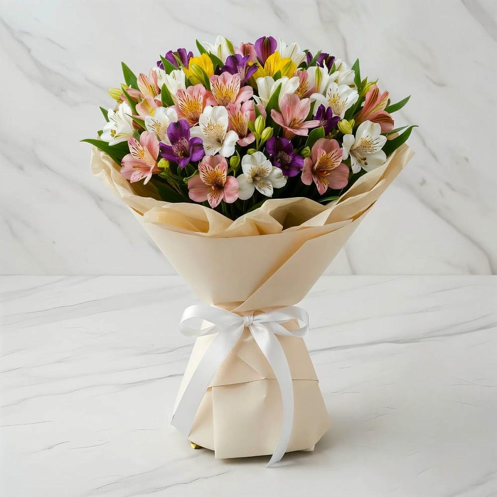 Букет цветов из: Альстромерии в Вихоревке