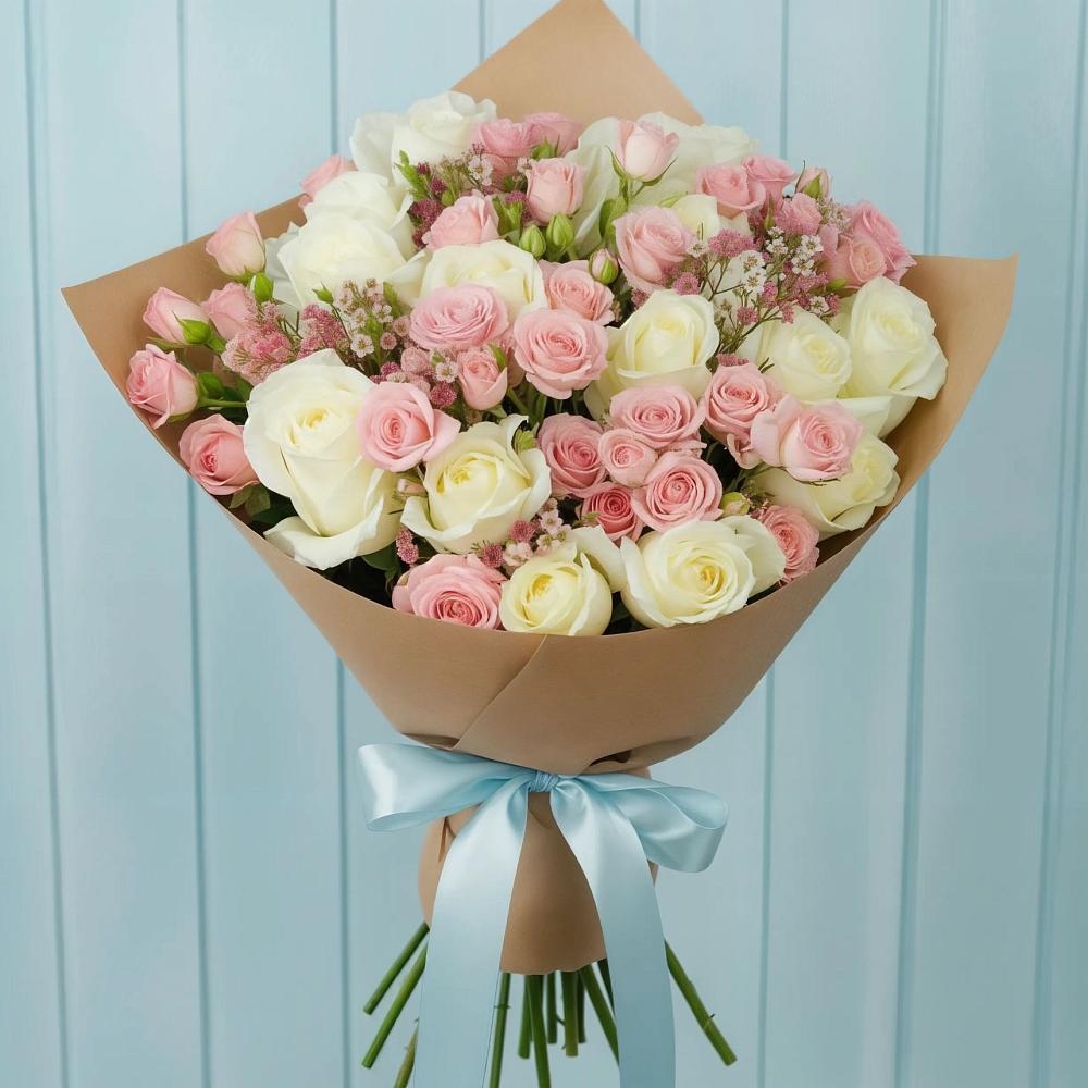 Букет цветов из: Розы в Вихоревке