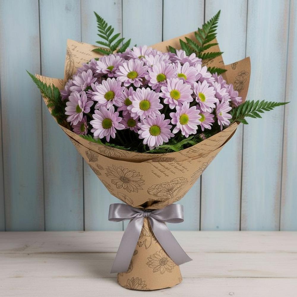 Букет цветов из: Хризантемы в Вихоревке