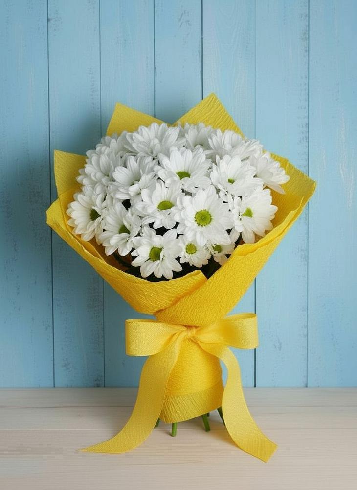 Букет цветов из: Хризантемы в Вихоревке