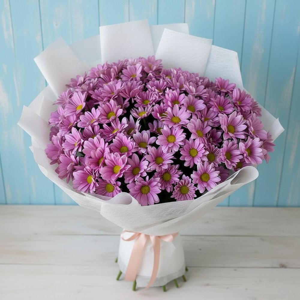 Букет цветов из: Хризантемы в Вихоревке