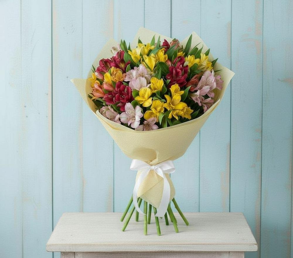 Букет цветов из: Альстромерии в Вихоревке