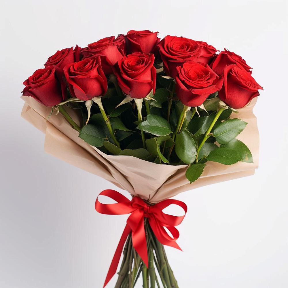 Букет 11 Красных роз Эдлесс Лав в Вихоревке
