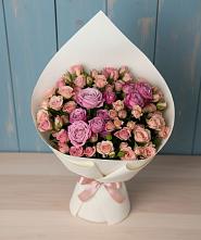 Букет цветов из:  Розы #REPLACE_PRED# Вихоревке